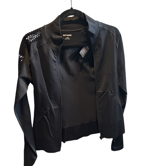 IVY PARK Black Athletic Jacket with cut out sleeves - Picture 1 of 9